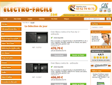 Tablet Screenshot of electro-facile.com